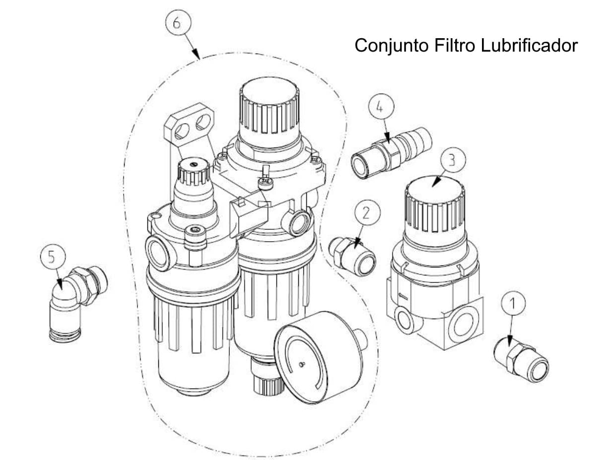 Conjunto Filtro Lubrificante